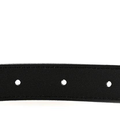 Saint Laurent Calfskin Monogram Cassandre 95 38 Belt Black 4 of 7