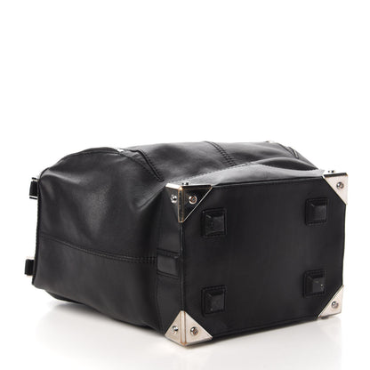 Alexander Wang Calfskin Marina Top Handle Chain Satchel Black Rhodium Hardware 4 of 9