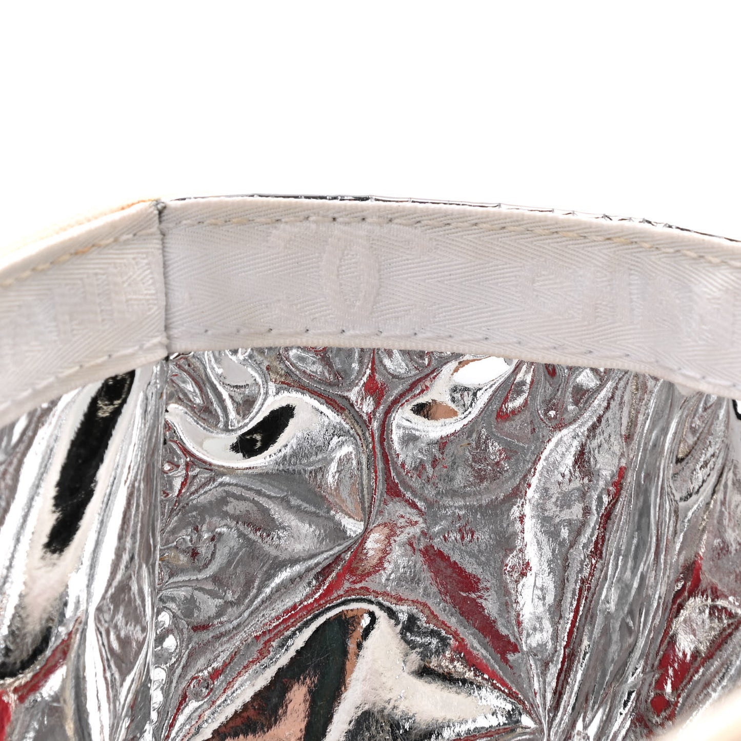 Canvas Foil N°5 Shopping Tote Beige