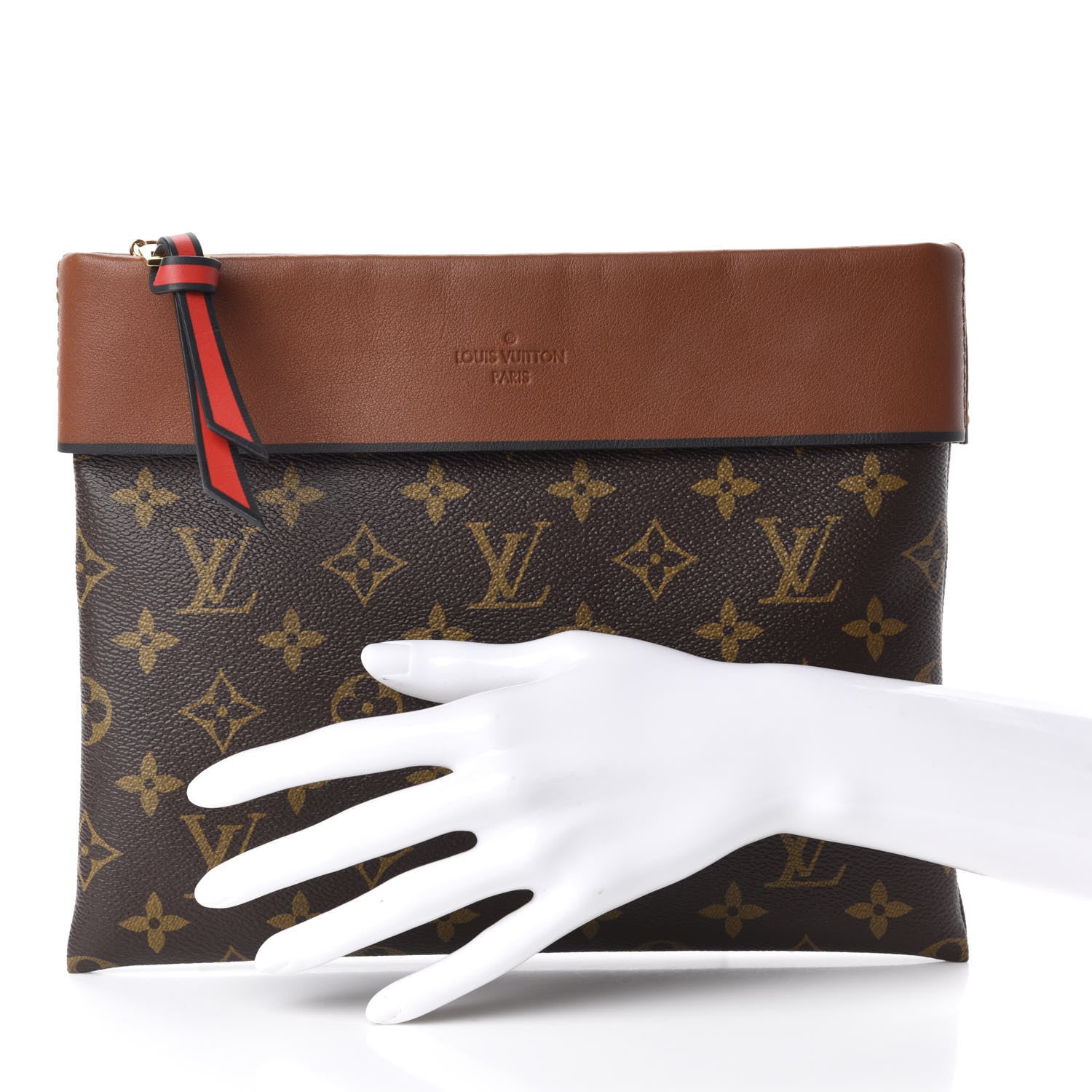 Louis Vuitton Monogram Tuileries Pochette Caramel 2 of 7