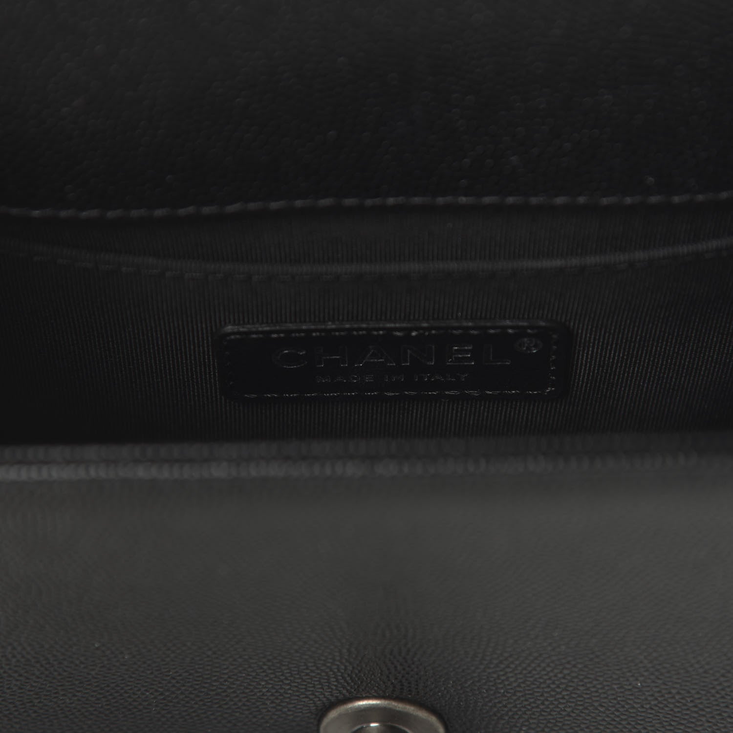 Chanel Caviar Quilted Small Boy Flap Black 8 of 11