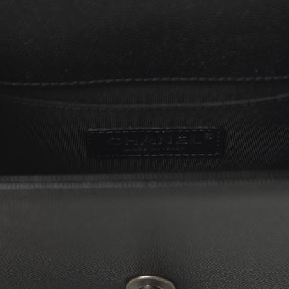 Chanel Caviar Quilted Small Boy Flap Black 8 of 11