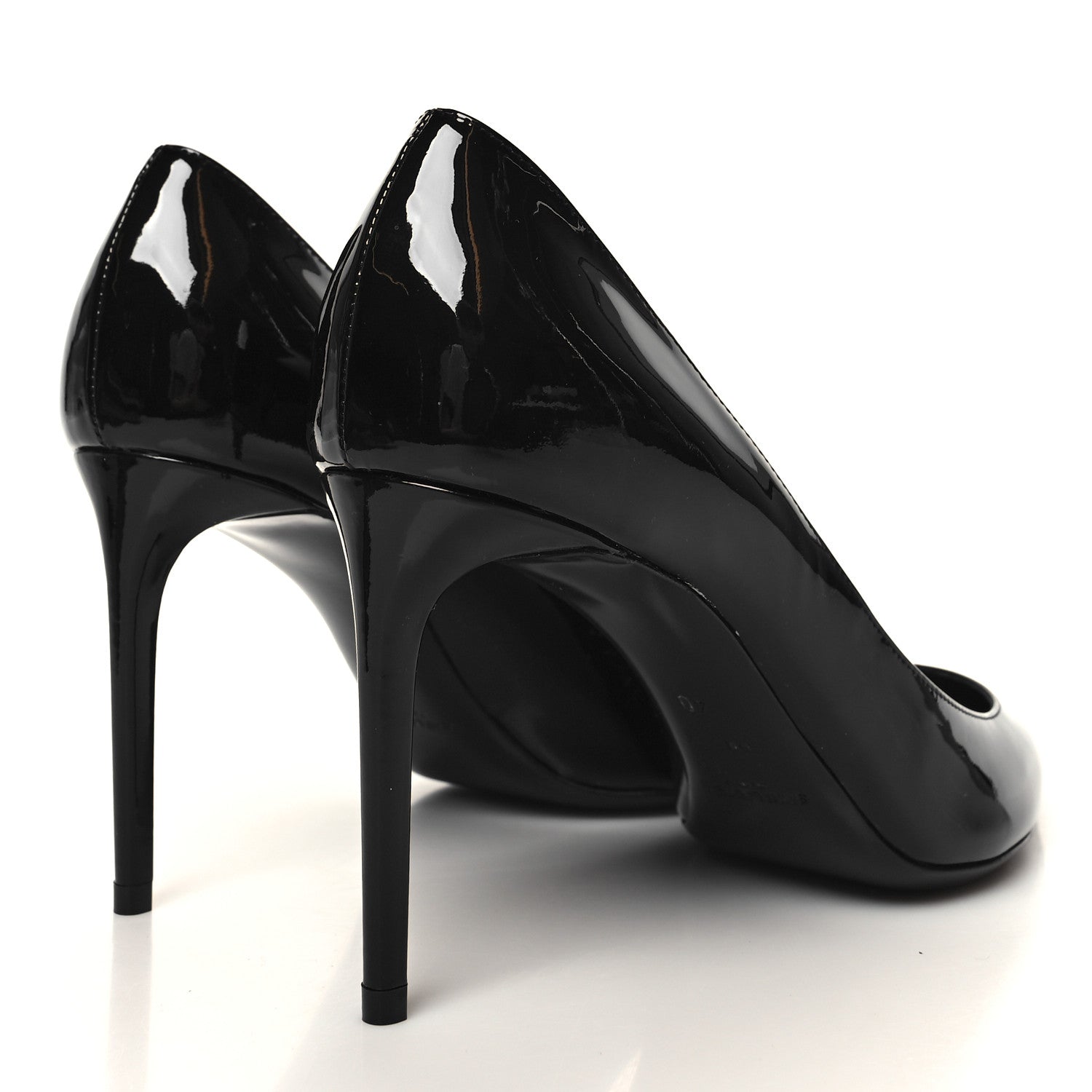Saint Laurent Patent Calfskin Zoe 85 Pump 40 Black 4 of 9