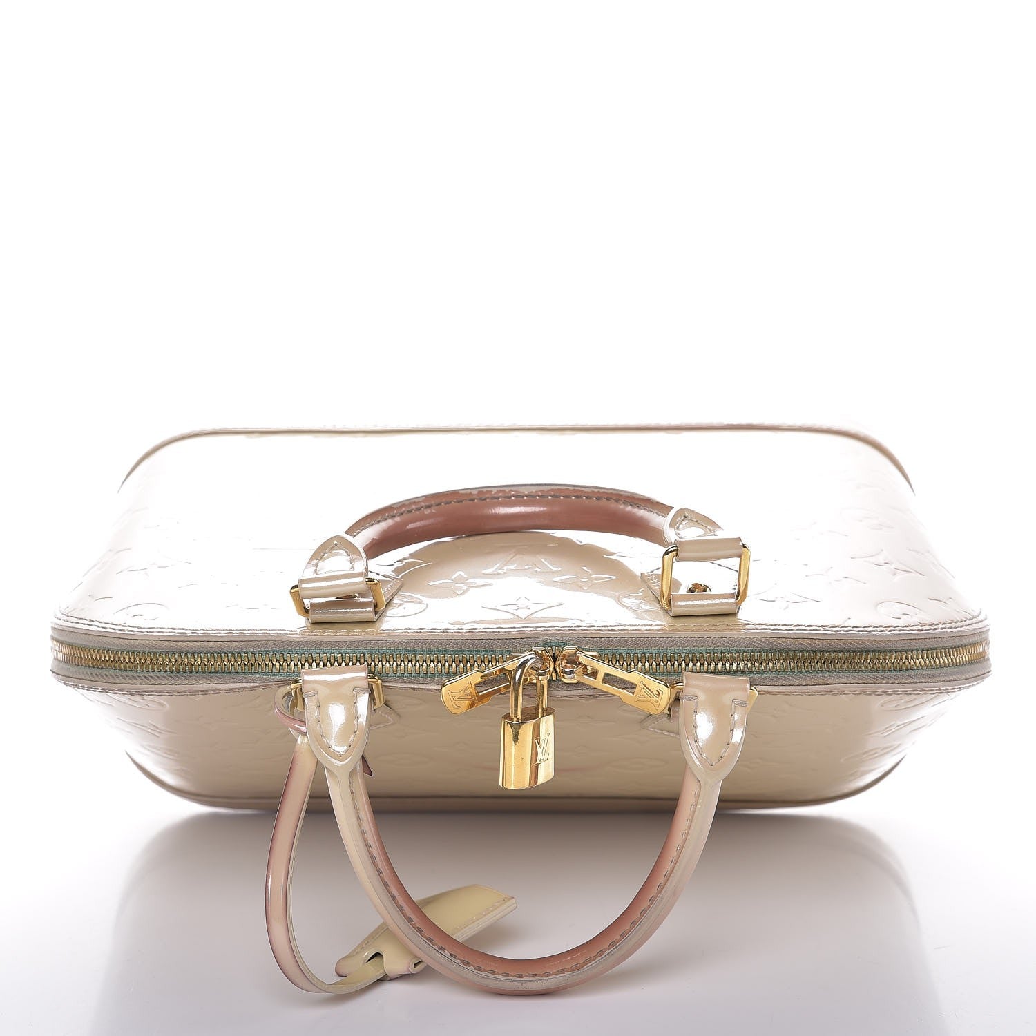 Louis Vuitton Vernis Alma PM Blanc Corail 12 of 26