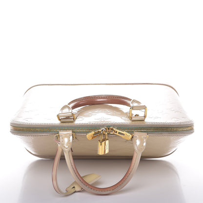 Louis Vuitton Vernis Alma PM Blanc Corail 12 of 26