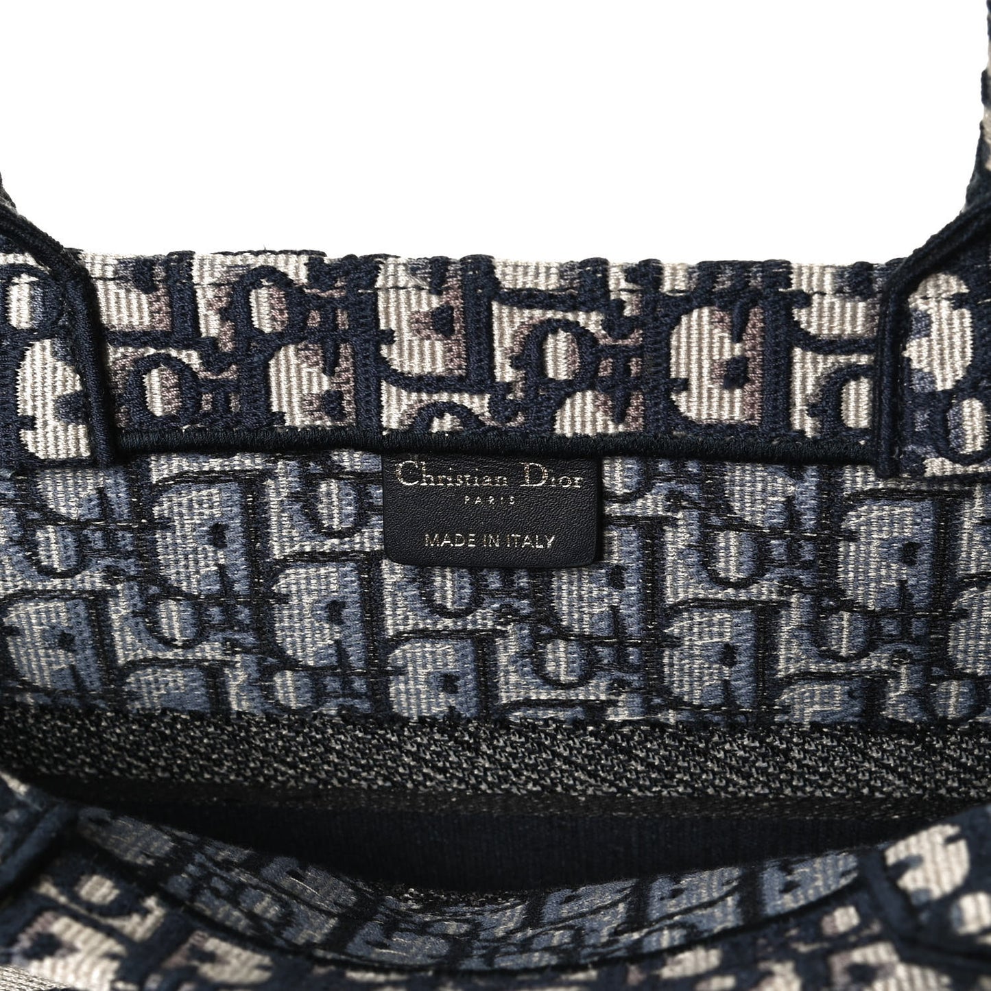 Oblique Medium Book Tote Blue Multicolor