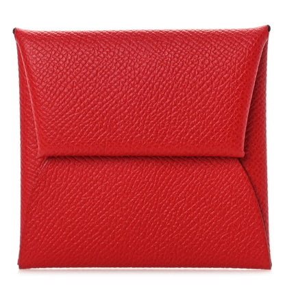 Hermes Epsom Bastia Coin Purse Rouge Casaque 1 of 8