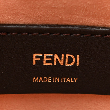 Fendi Shearling Suede F is Fendi Logo Embossed Mini Mon Tresor Bucket Bag Light Rose 6 of 14