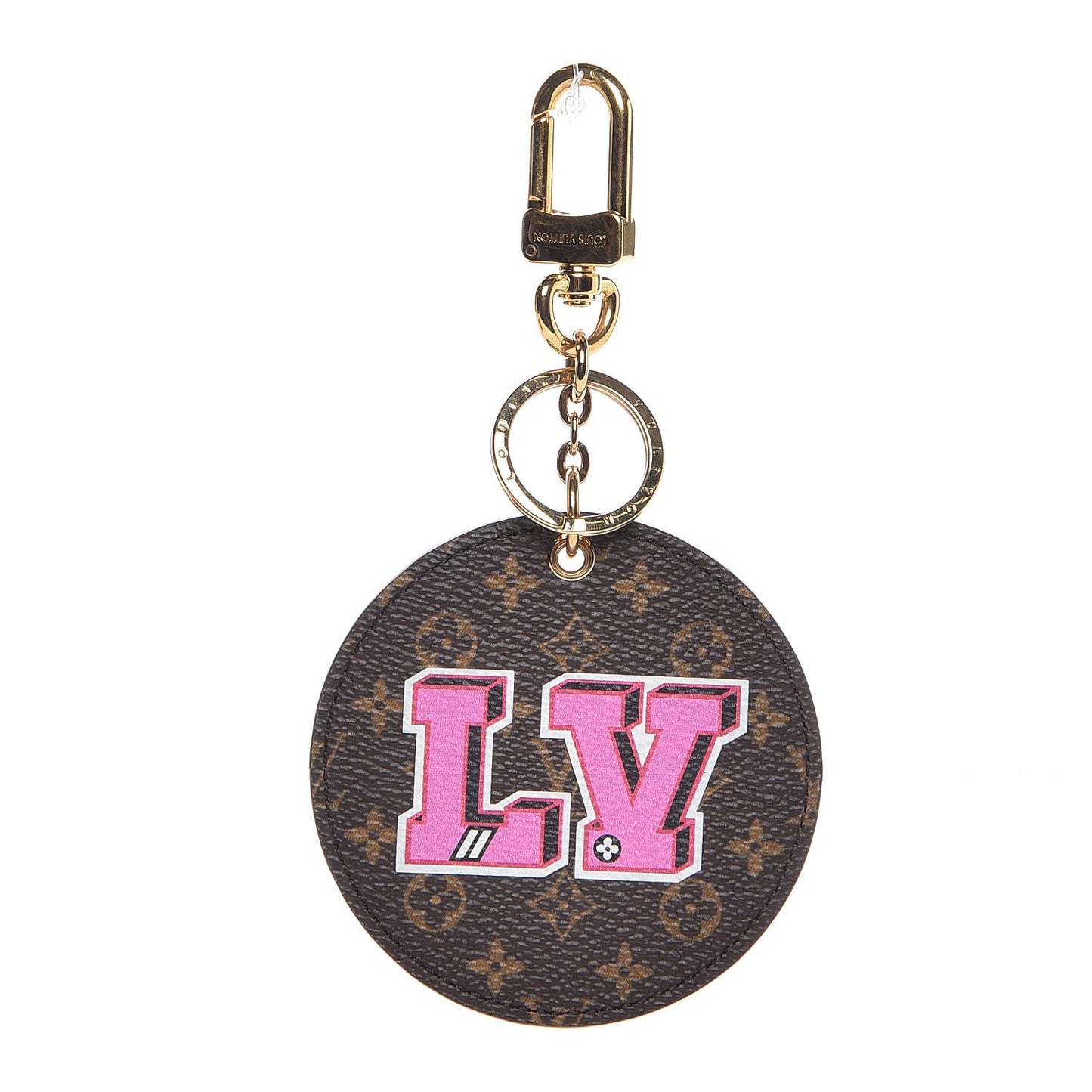Monogram Stories Bag Charm Key Holder