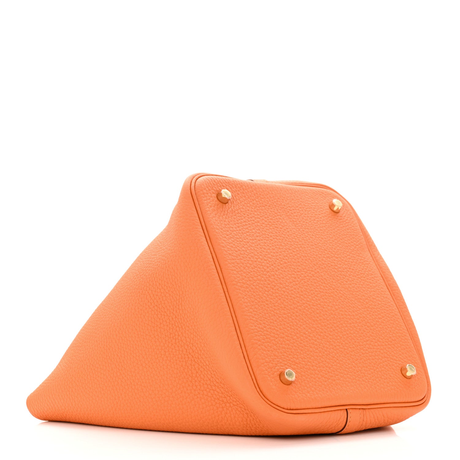 Hermes Taurillon Clemence Picotin Lock 18 PM Abricot 4 of 13