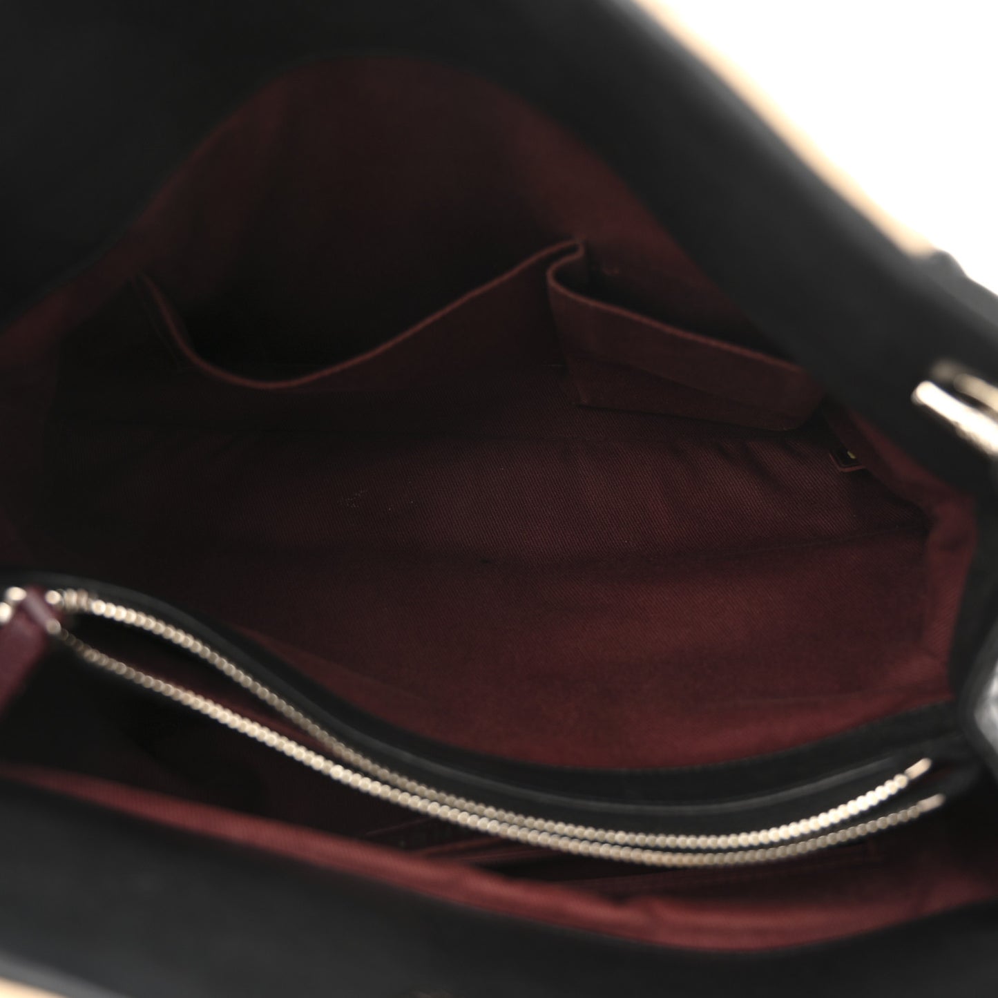 Lambskin Quilted CC Shopping Tote Black Rose Clair