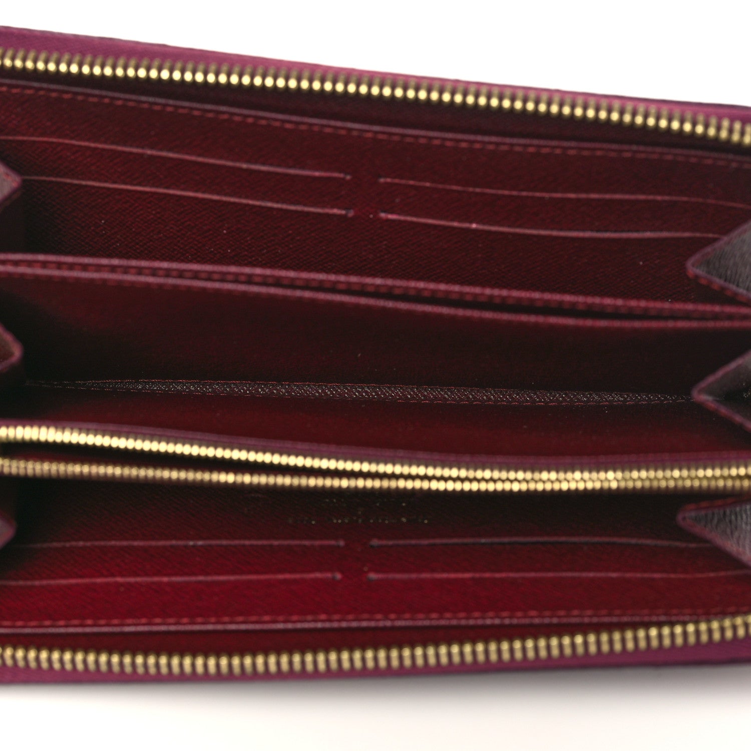Louis Vuitton Damier Paillettes Zippy Wallet Red 5 of 6