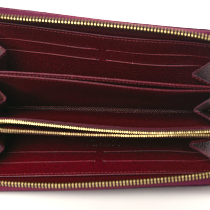 Louis Vuitton Damier Paillettes Zippy Wallet Red 5 of 6