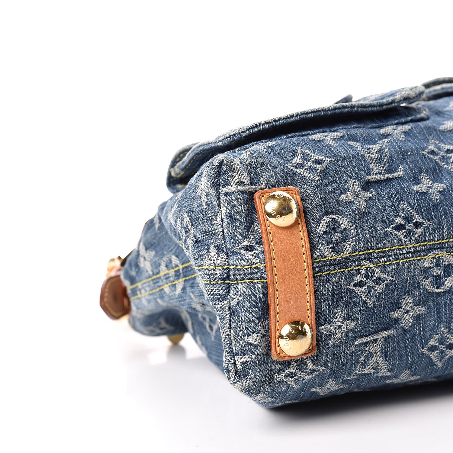 Louis Vuitton Monogram Denim Baggy PM Blue 6 of 17