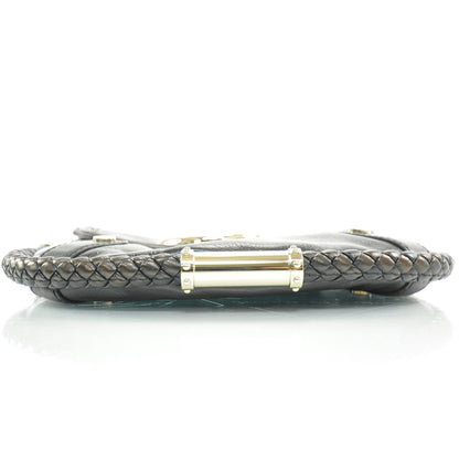 Gucci Leather Britt Tassel Shoulder Bag Black 5 of 8