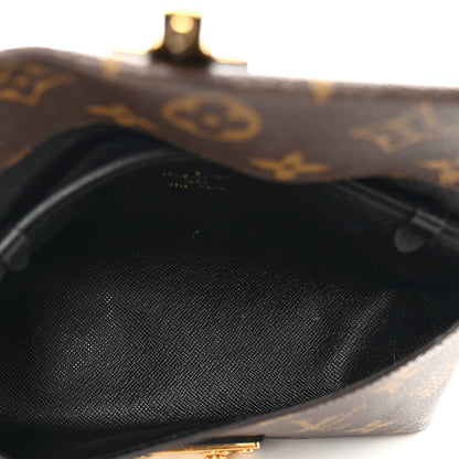 Louis Vuitton Monogram Triangle Chain Wallet Black 5 of 10