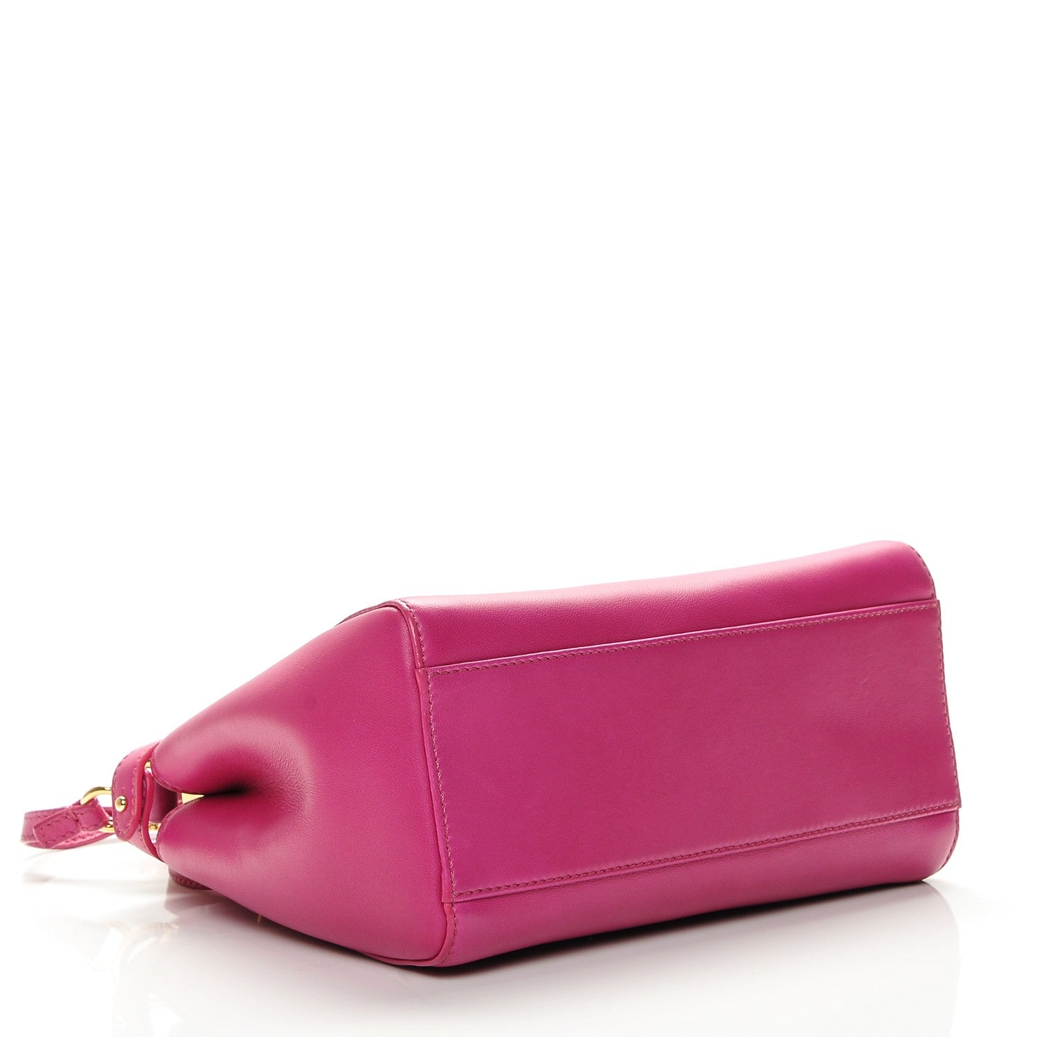 Fendi Nappa Mini Peekaboo Iconic Satchel Magenta 4 of 6