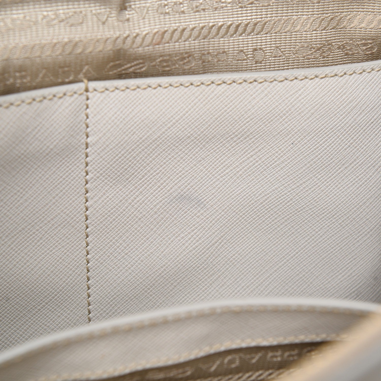 Prada Saffiano Medium Galleria Double Zip Tote Talco 10 of 14