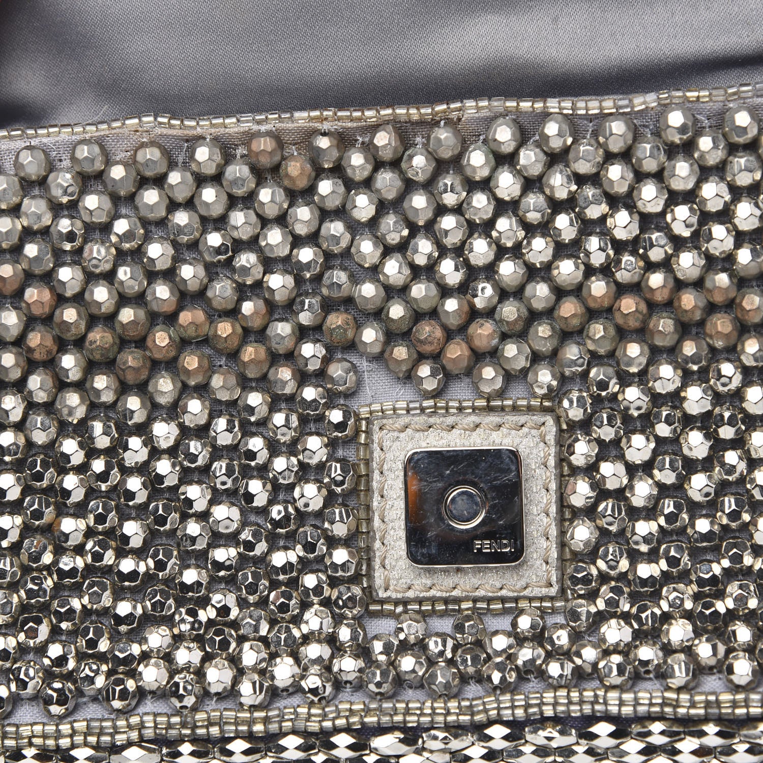 Fendi Beaded Baguette Gold 14 of 14