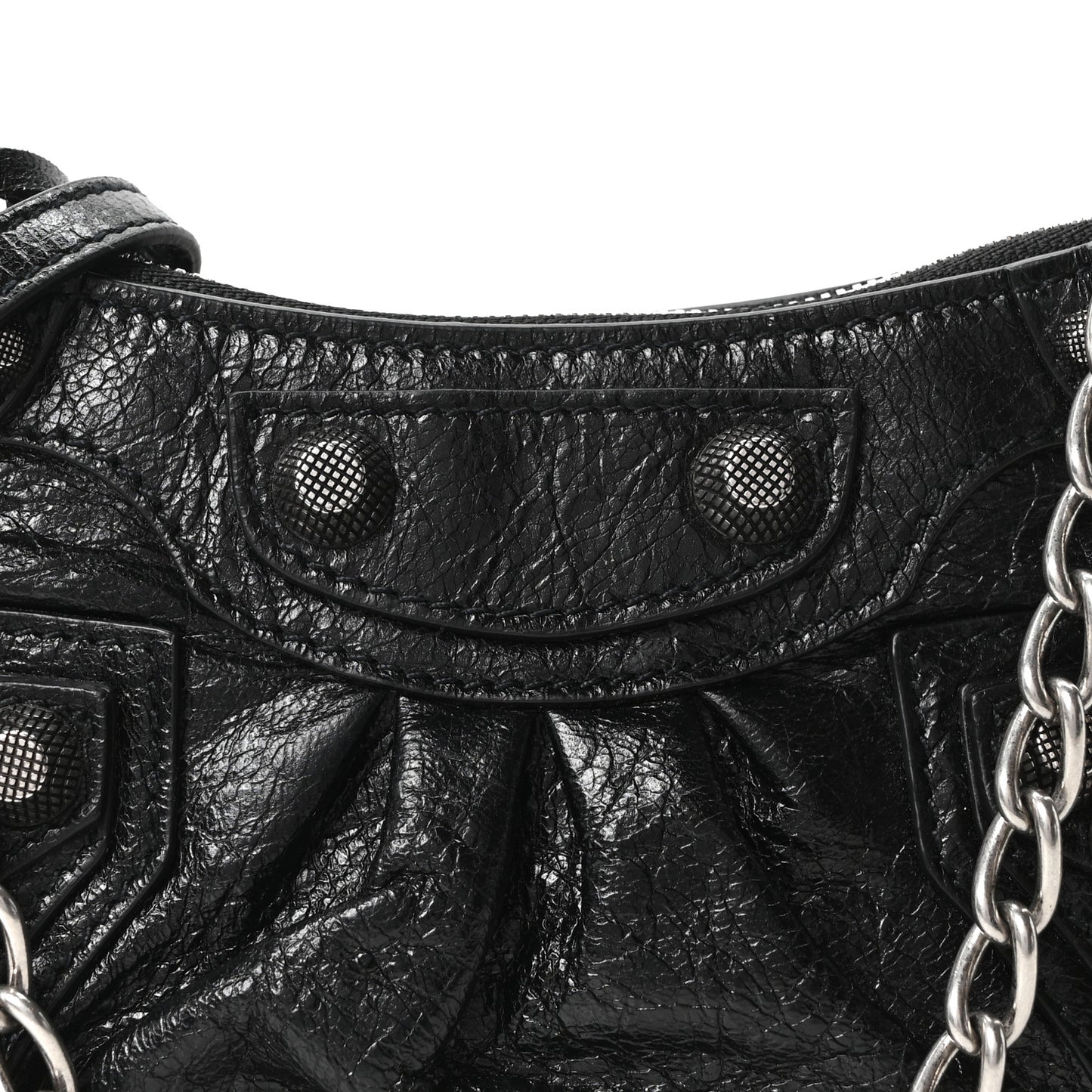 Agneau Arena Le Cagole Mini Purse With Chain Black