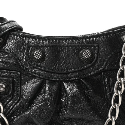 Balenciaga Agneau Arena Le Cagole Mini Purse With Chain Black 8 of 10