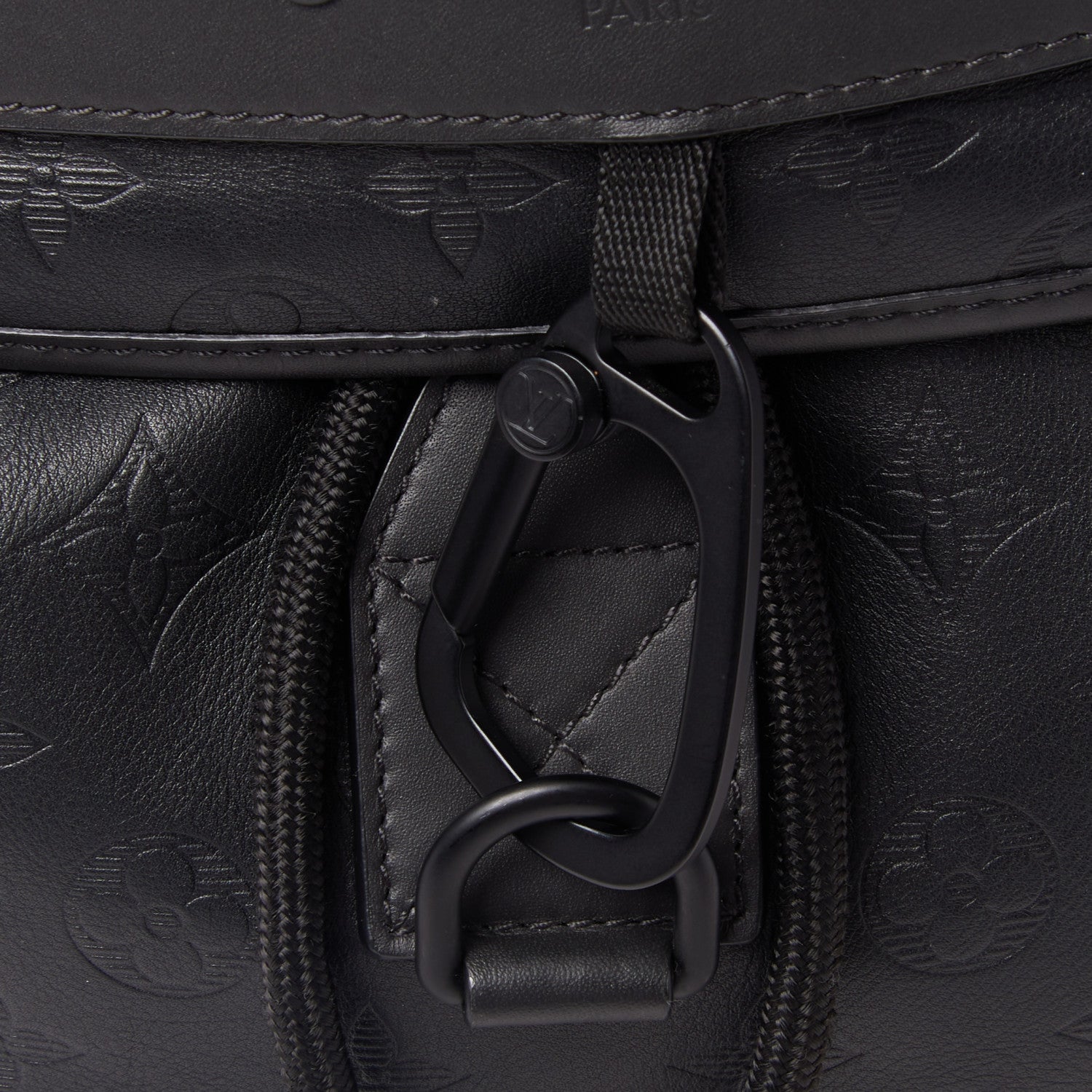 Louis Vuitton Calfskin Monogram Shadow Discovery Backpack Black 8 of 10