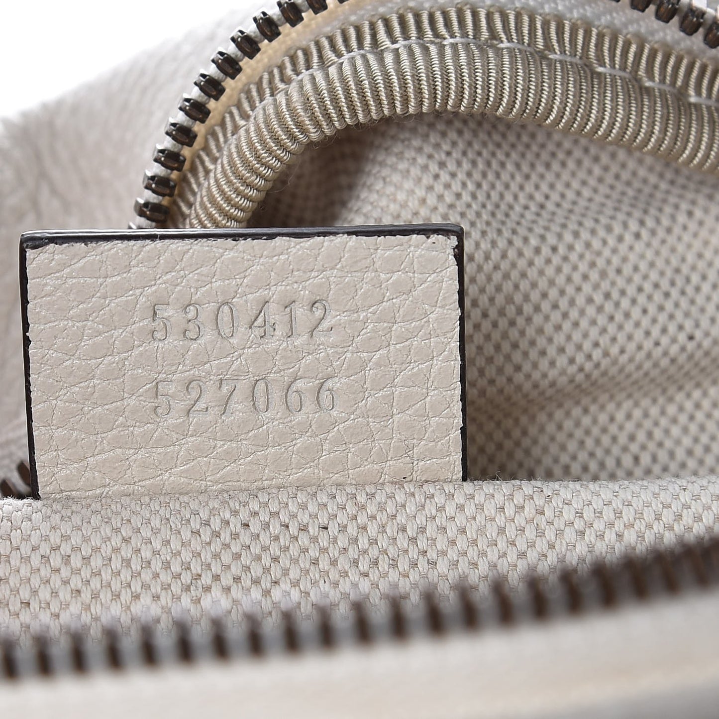 Grained Calfskin Logo Belt Bag White