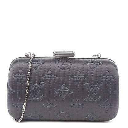 Louis Vuitton Monogram Motard Minaudiere Clutch Grey 1 of 13