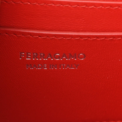 Salvatore Ferragamo Suede Crystal Embellished Mini Wanda Top Handle Flame Red 6 of 9