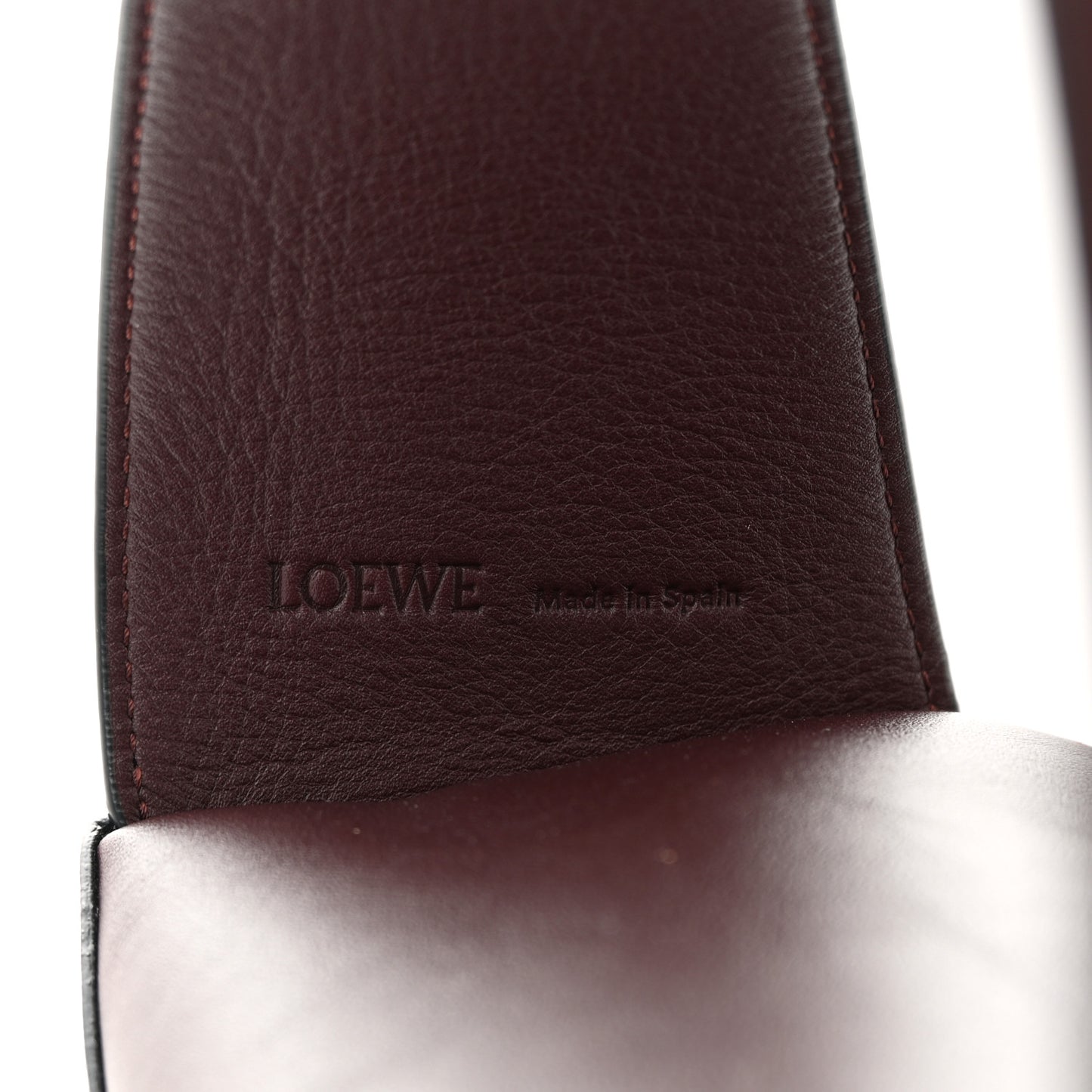 Calfskin Puzzle Hobo Prune