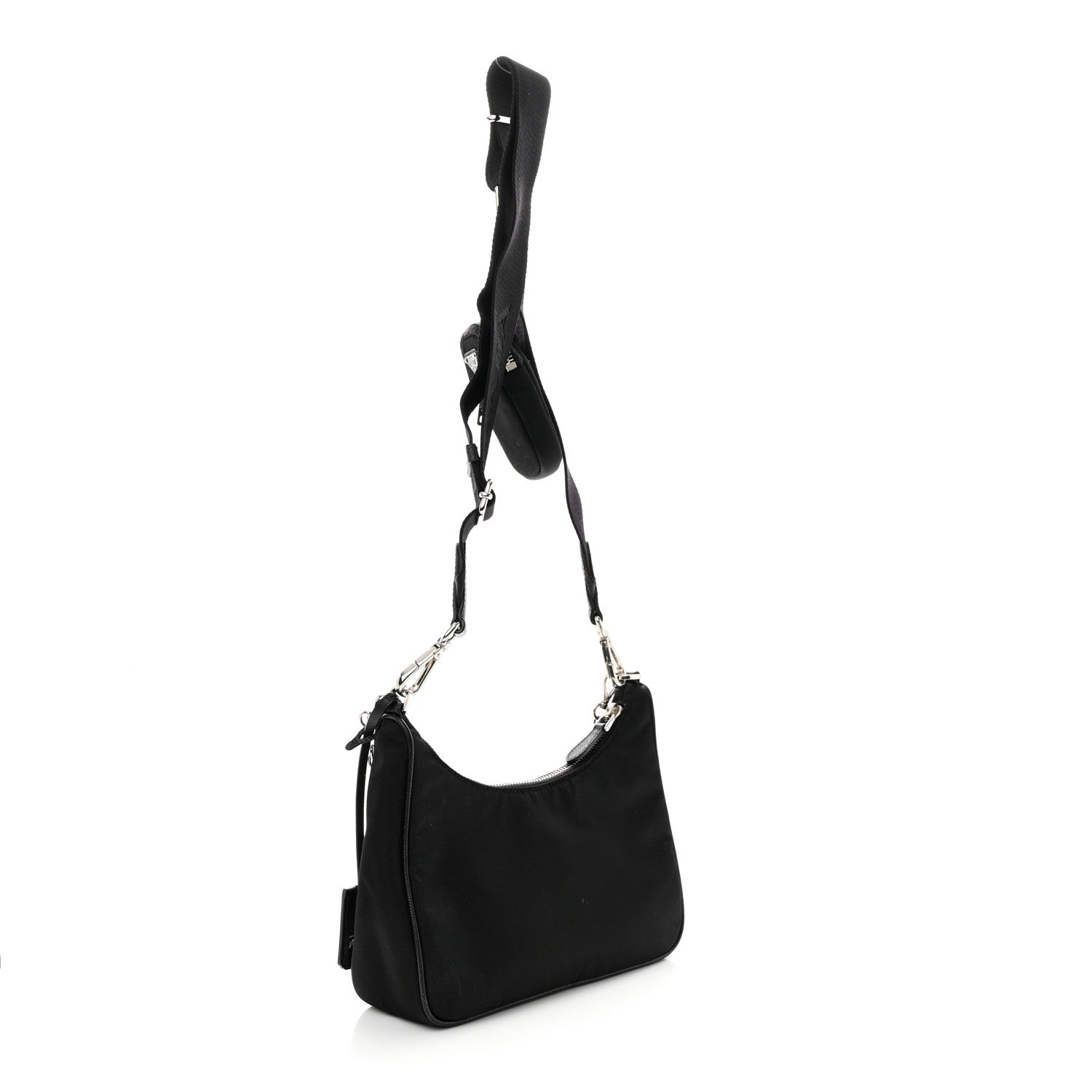 Prada Nylon Re-Edition 2005 Shoulder Bag Black 3 of 9