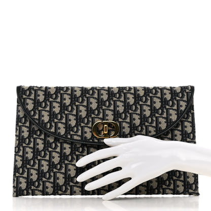 Christian Dior Oblique 30 Montaigne Avenue Pouch With Flap Blue 2 of 6