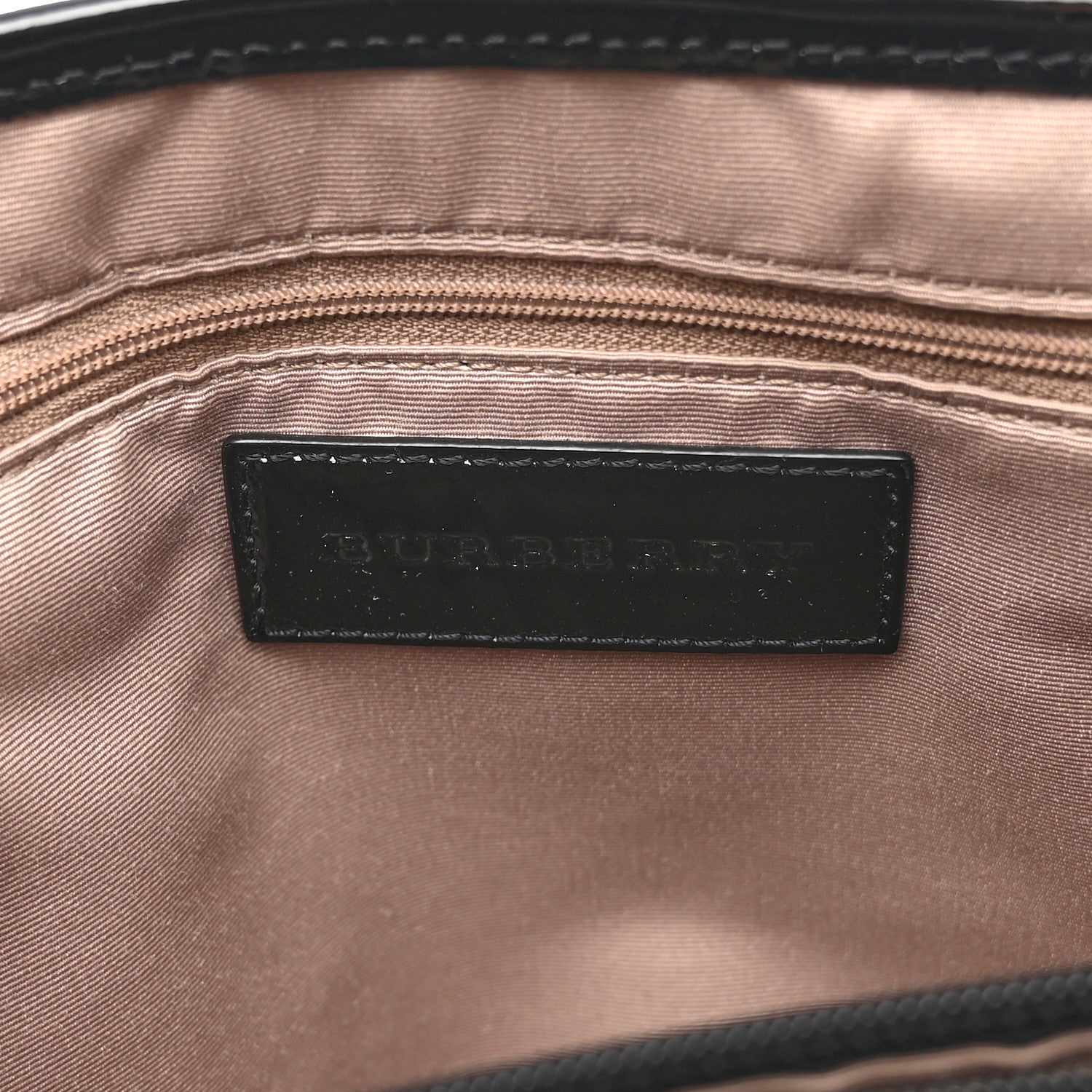 Burberry Nova Check Patent Medium Emmy Tote Black 6 of 11