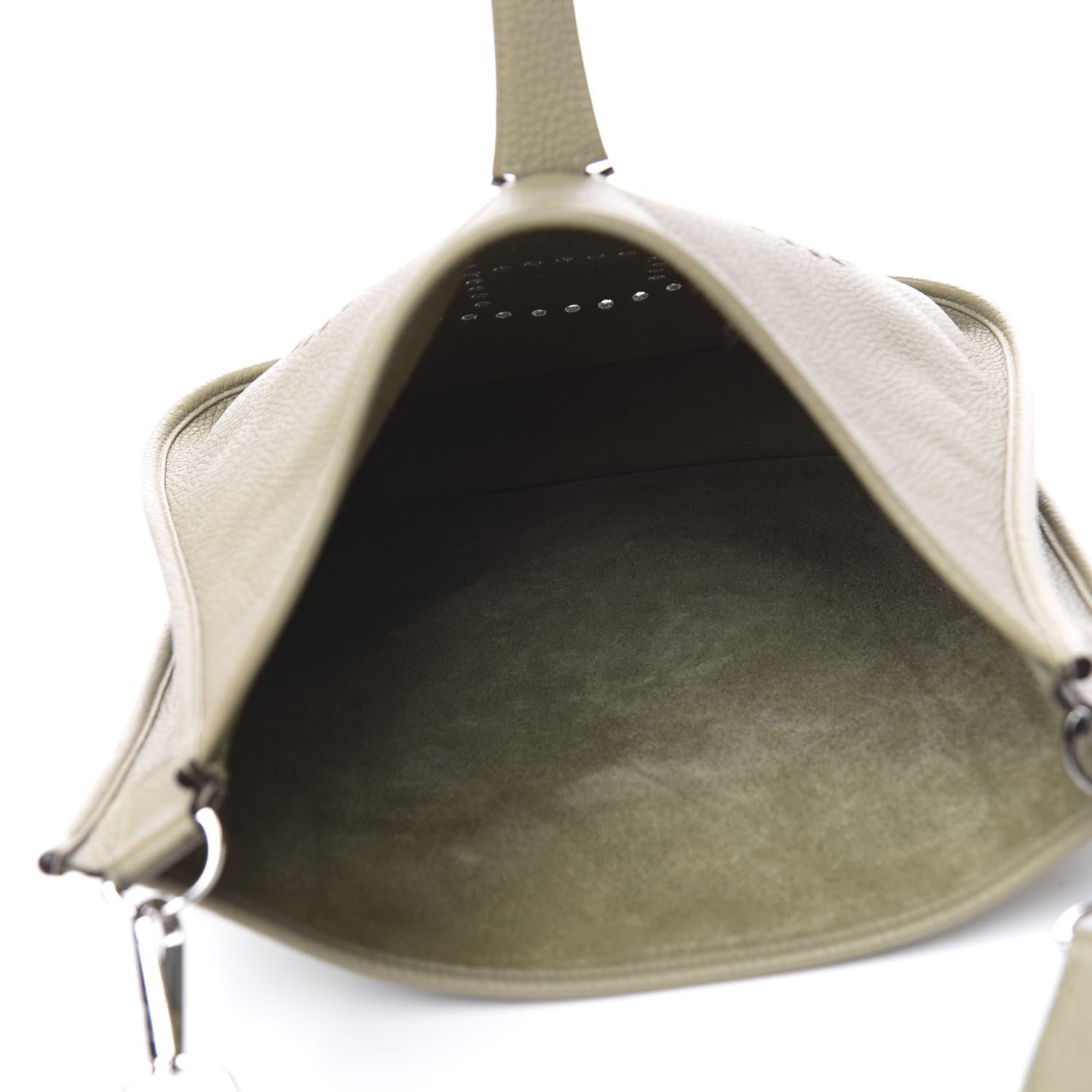 Hermes Taurillon Clemence Evelyne III GM Sauge 5 of 12