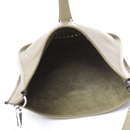 Hermes Taurillon Clemence Evelyne III GM Sauge 5 of 12