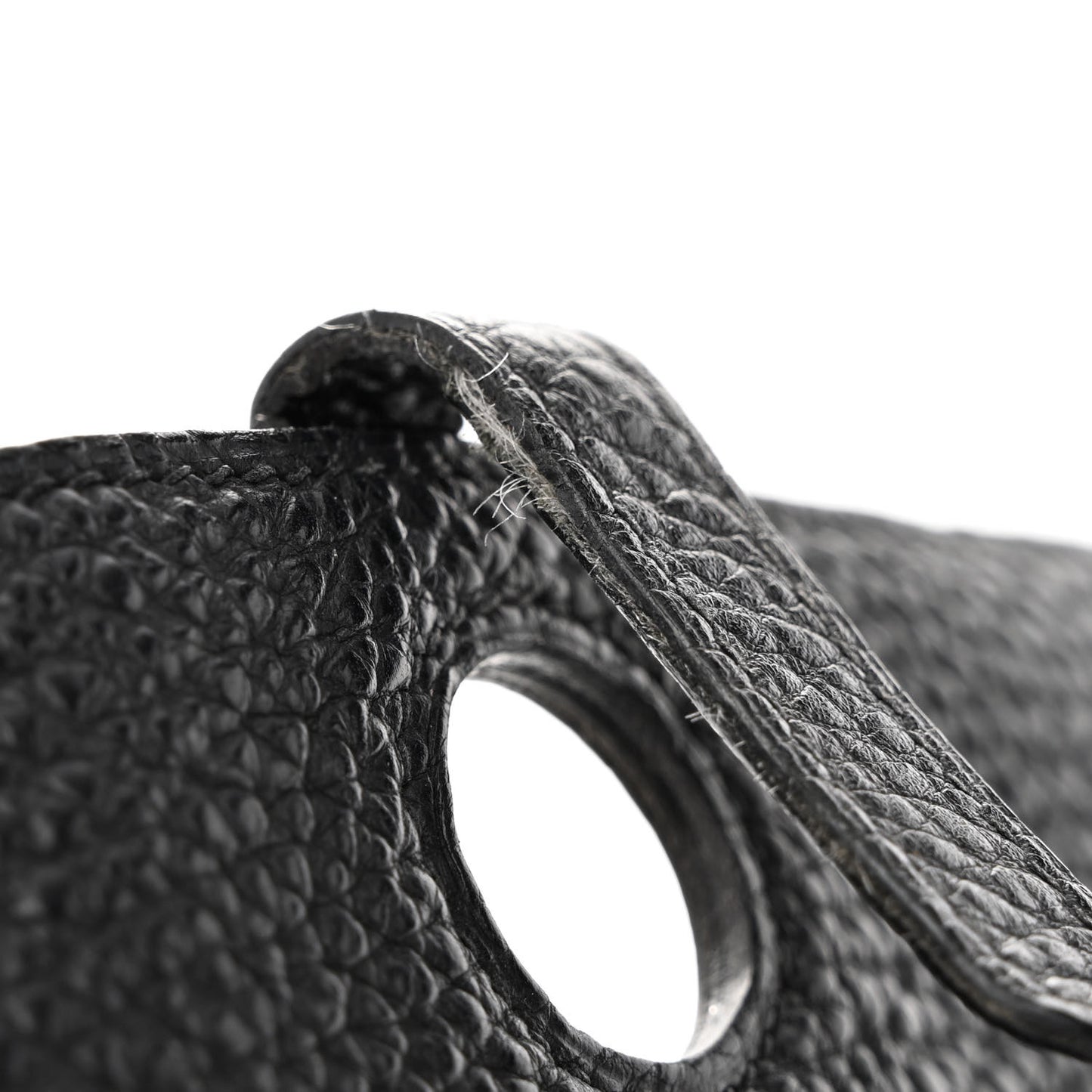Togo Dogon Wallet Waist Pouch Black