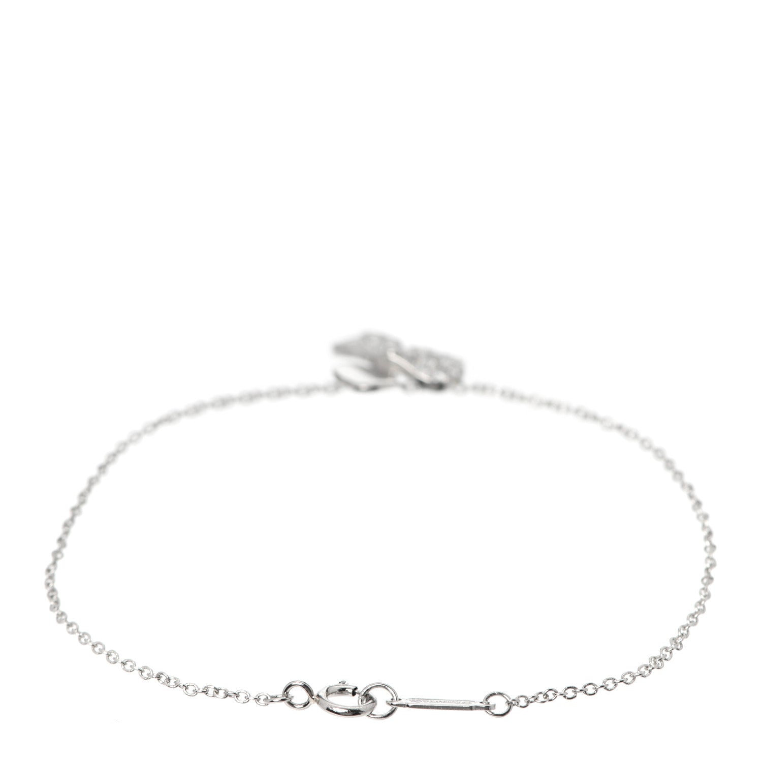 Tiffany Platinum Diamond Paper Flowers Bracelet 3 of 5