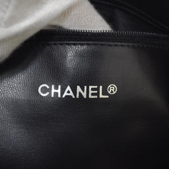 Chanel Lambskin Quilted Shoulder Bag Navy GHW 10 of 10