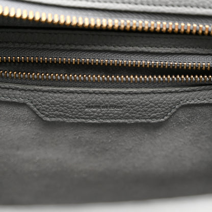 Celine Baby Drummed Calfskin Micro Luggage Kohl 7 of 16