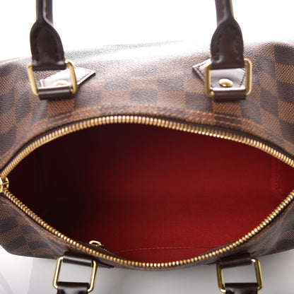Louis Vuitton Damier Ebene Speedy Bandouliere 25 8 of 10