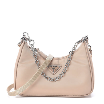 Prada Tessuto Nylon Saffiano Mini Re-Edition 2000 Shoulder Bag Cammeo 1 of 9