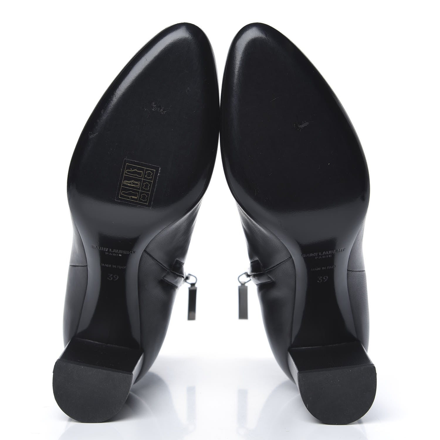 Saint Laurent Nappa Vendome Loulou Ankle Zip Boot 39 Black 5 of 9