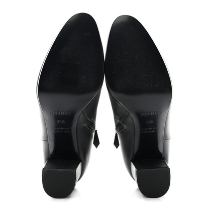 Hermes Calfskin Saint Germain Ankle Boots 35.5 Black 5 of 9