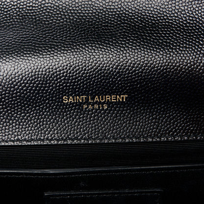 Saint Laurent Grain De Poudre Small Monogram Kate Satchel Black 5 of 10