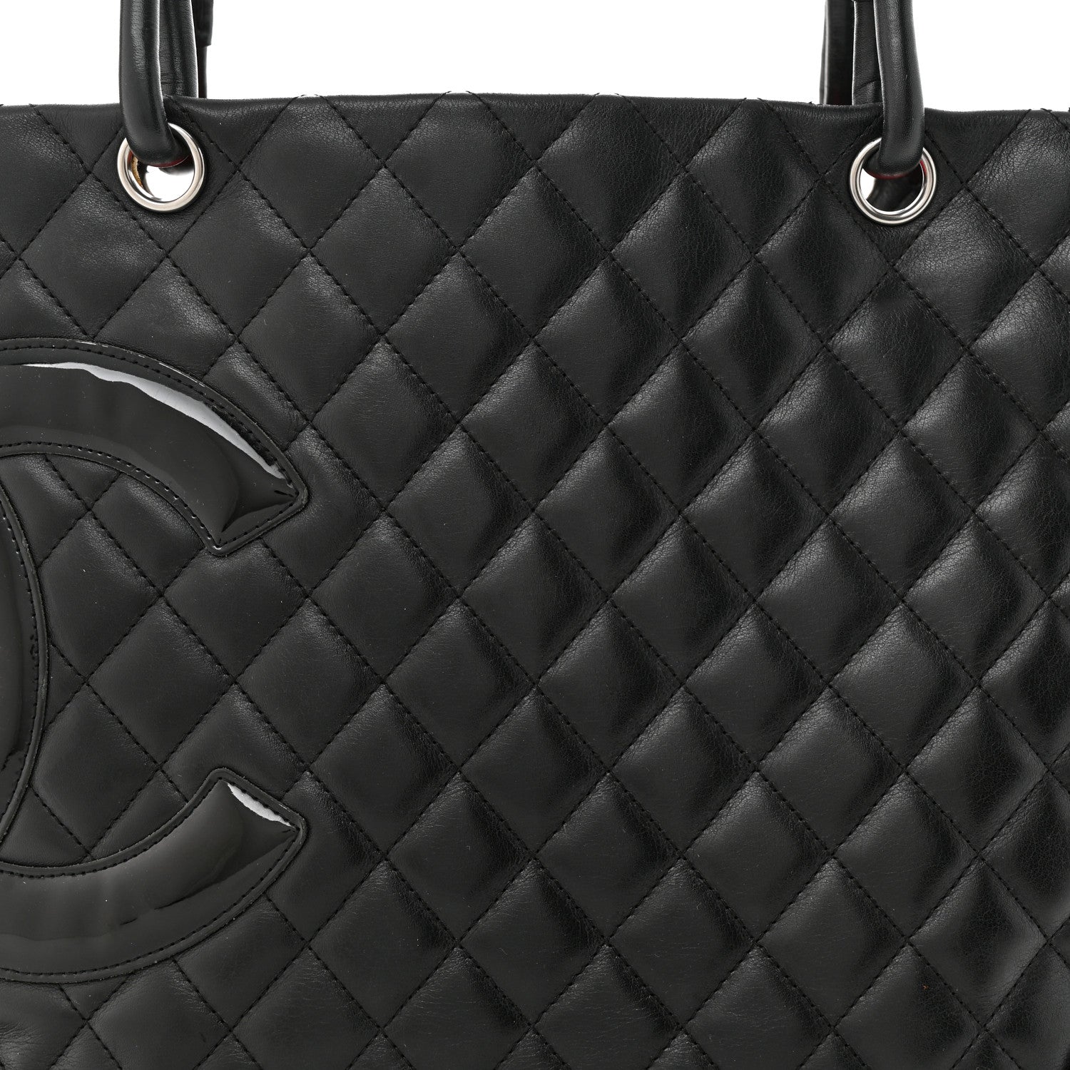 Chanel Calfskin Quilted Large Cambon Tote Black 8 of 12