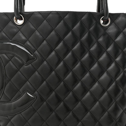 Chanel Calfskin Quilted Large Cambon Tote Black 8 of 12