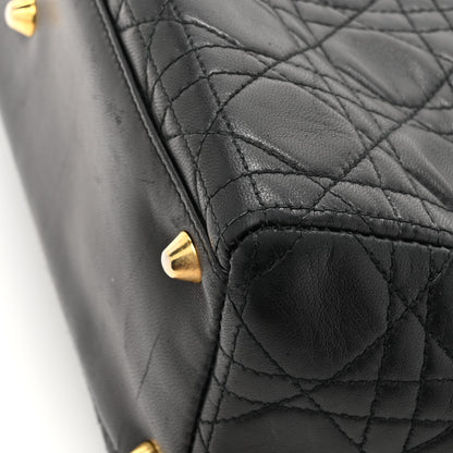 Christian Dior Lambskin Cannage Large Lady Dior Black 13 of 18