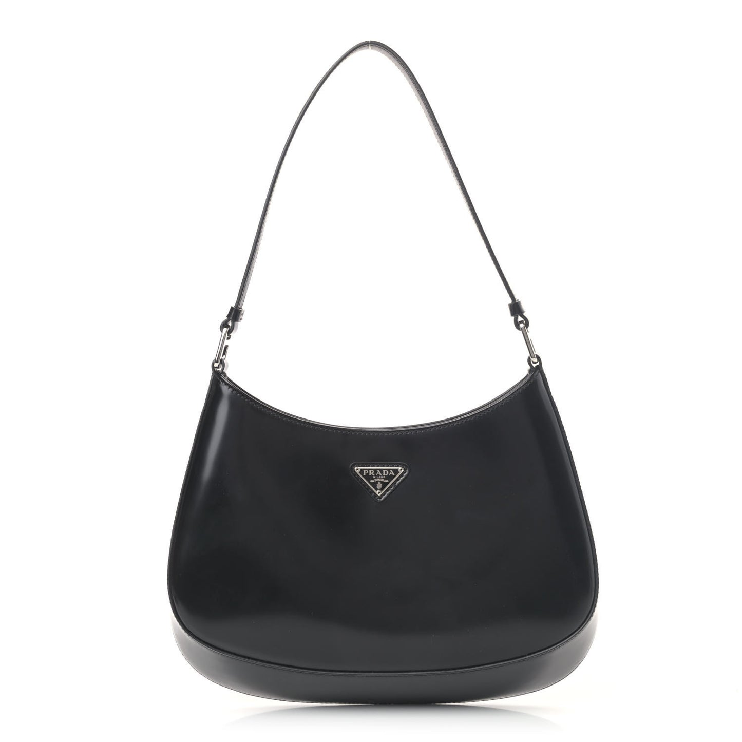 Spazzolato Cleo Shoulder Bag Black