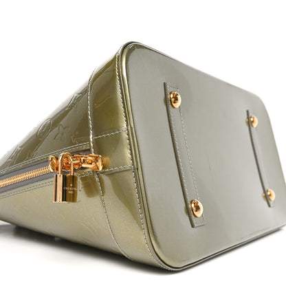 Louis Vuitton Vernis Alma MM Givre 8 of 9