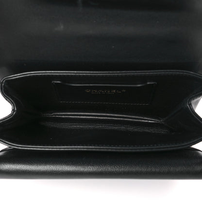 Chanel Caviar Quilted Mini Top Handle Flap Black 5 of 9